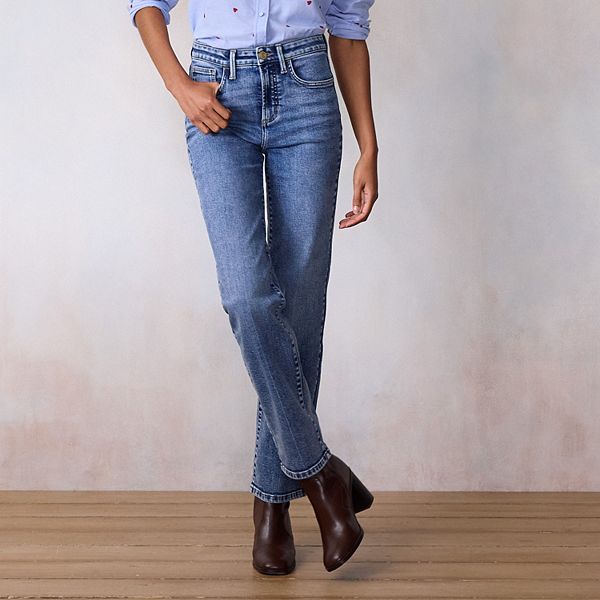 

Женские джинсы super high rise true straight Lc Lauren Conrad, Lc Romelle Wash