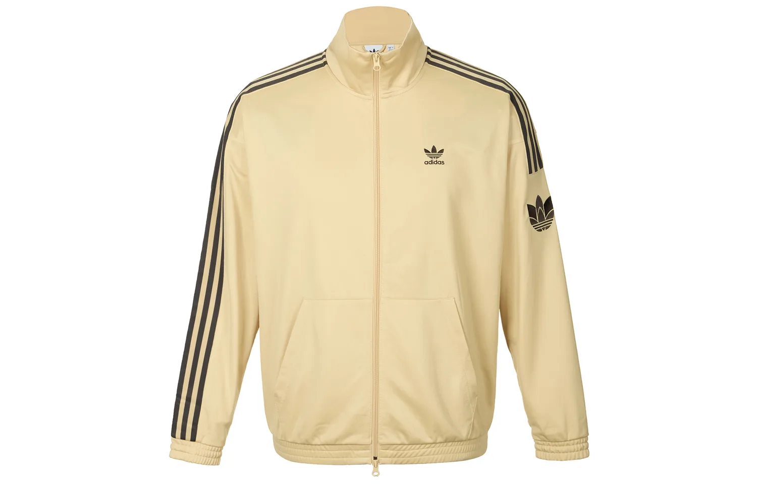 Трекер Trefoil с молнией Adidas Originals, Mist Light Brown
