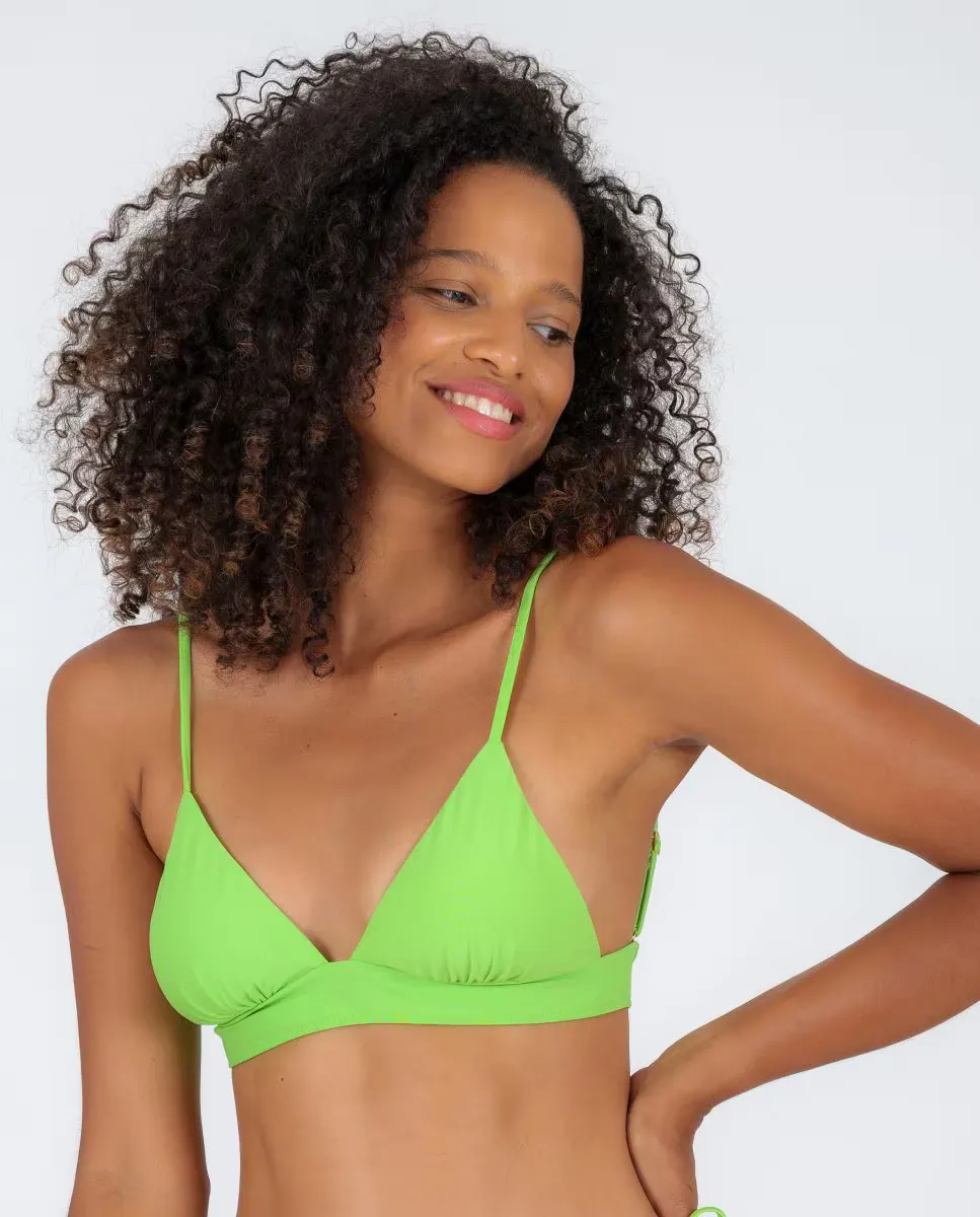 

Однотонный лиф бикини с треугольными чашечками и мягкой подкладкой Río de Sol, светло-зеленый