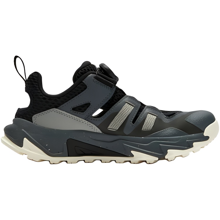 Легкие амортизирующие низкие детские уличные кроссовки black/shadow black gray kids FILA KIDS, черный/Shadow черный серый — фото 3