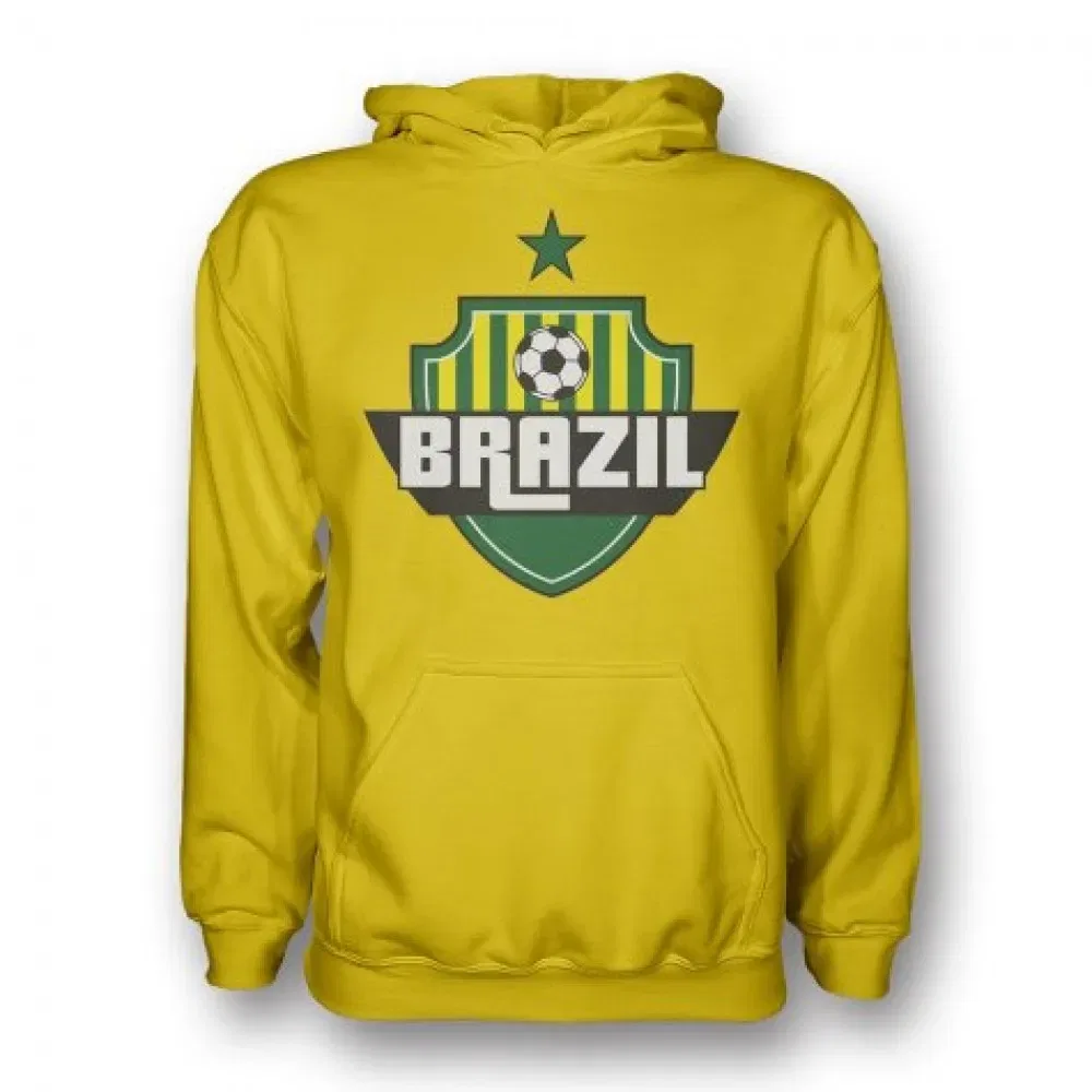 Худи Junior Country Logo Hoody Brazil, желтый — фото 2