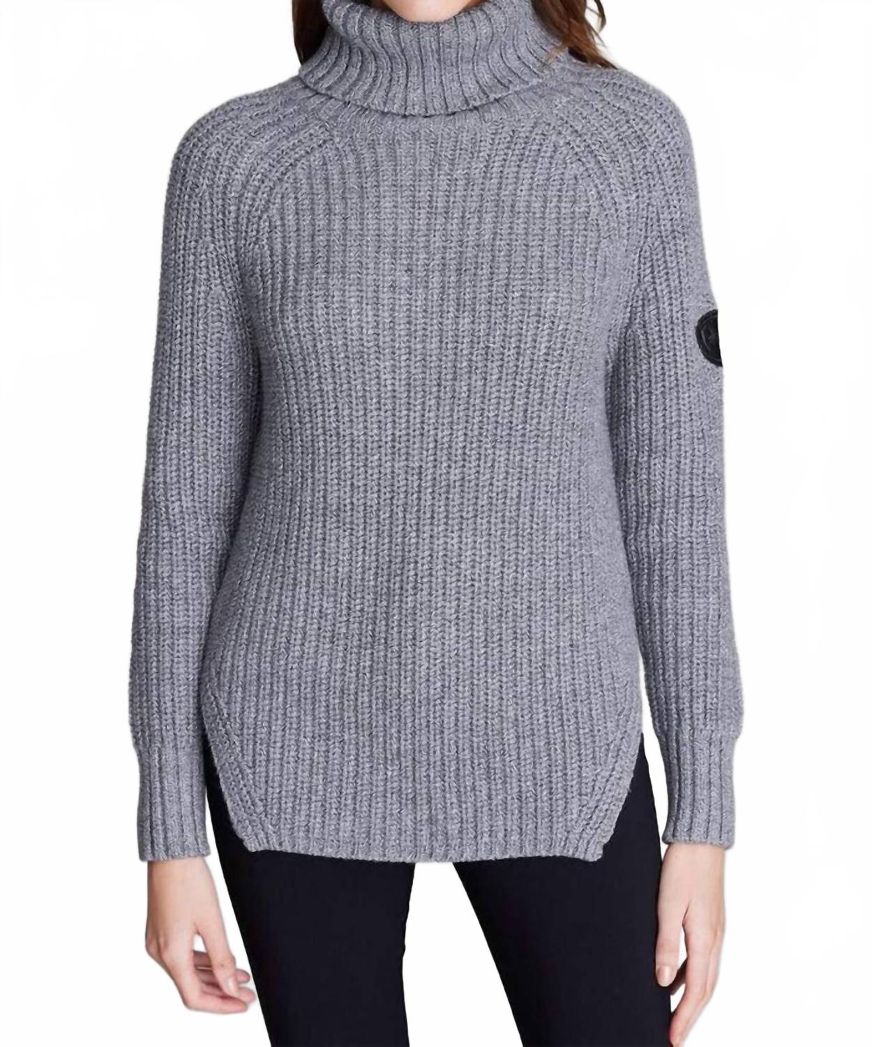 

Свитер Simone в черной меланжевой вязке Alp N Rock