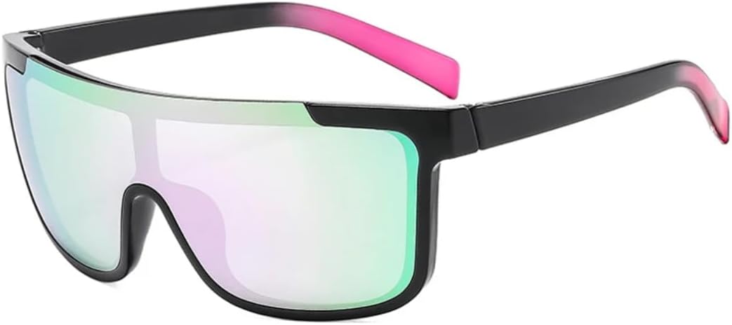 

Роскошные популярные квадратные женские солнцезащитные очки в стиле панк для мужчин, для активного отдыха, спорта, велоспорта, защита от УФ-излучения UV400 TVTBBVV, Black Purple