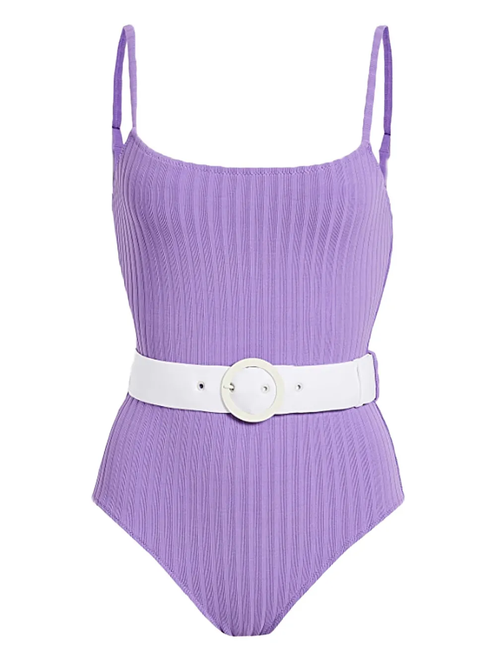 

Купальник Nina с ребристым поясом Solid & Striped, фиолетовый