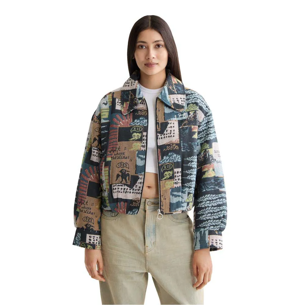 

Куртка Scotch & Soda Collage Jacquard, разноцветный