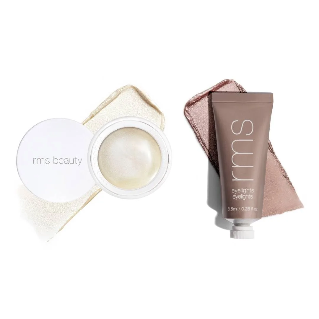 RMS Beauty Luminizer (Living) & Eyelights Cream Eyeshadow (Strobe)