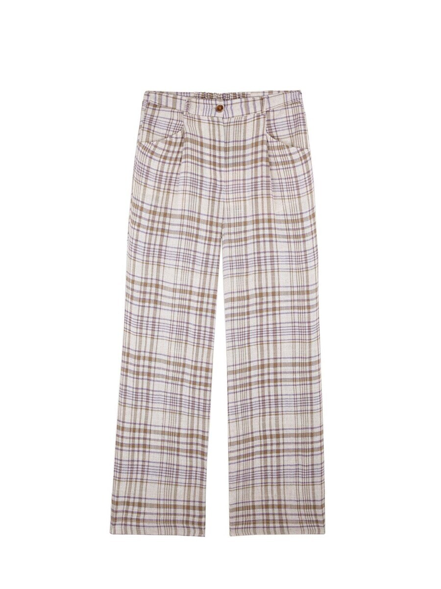 

Брюки со складками спереди Scalpers Loose fit Pleat-Front Pants, лавандовый