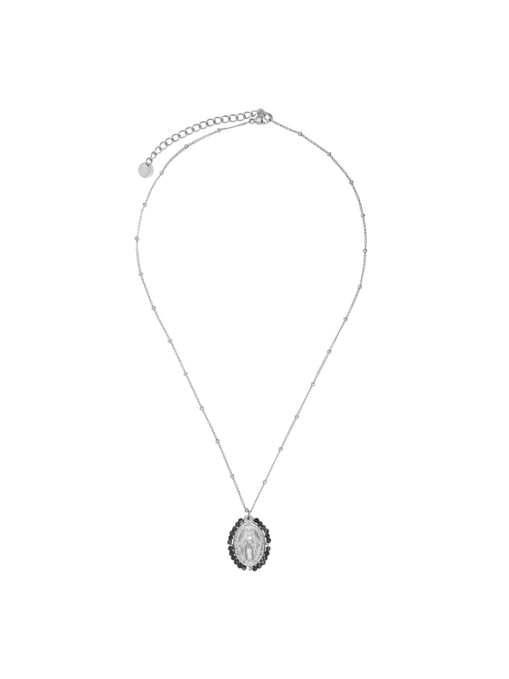 

Steel_Art Колье с подвеской Мадонна, Требо, серебристый полированный серебристый