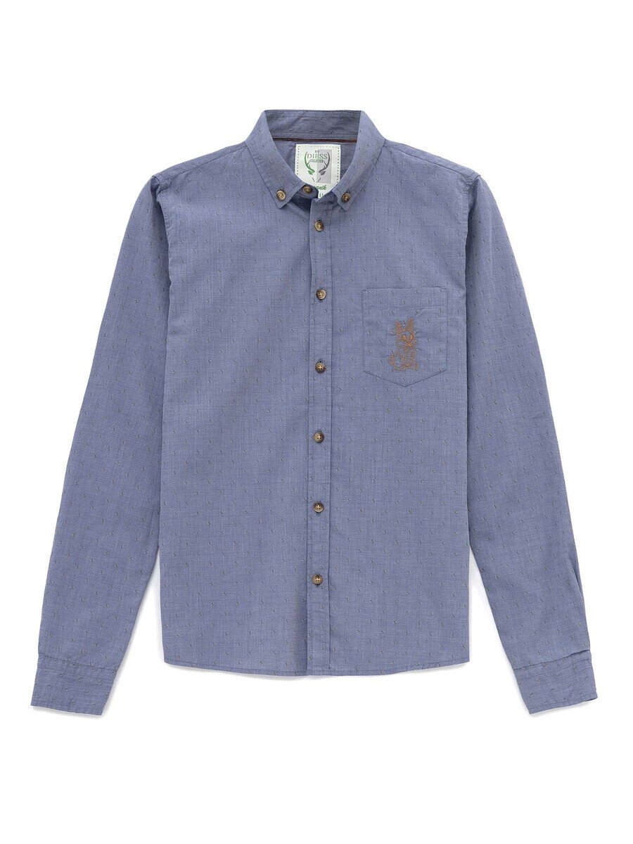 

Рубашка By Diess Collection Regular fit Button Up, синий