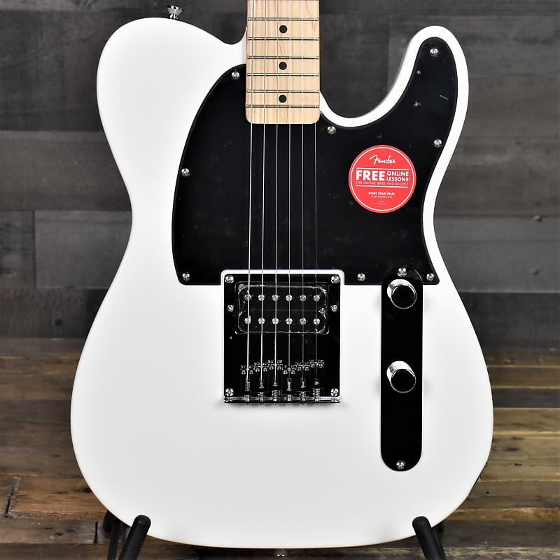 

Электрогитара Squier Sonic Esquire H, Maple Fingerboard, Black Pickguard - Arctic White