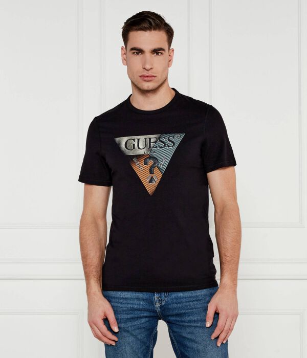 

Футболки Slim fit Guess Jeans, черный