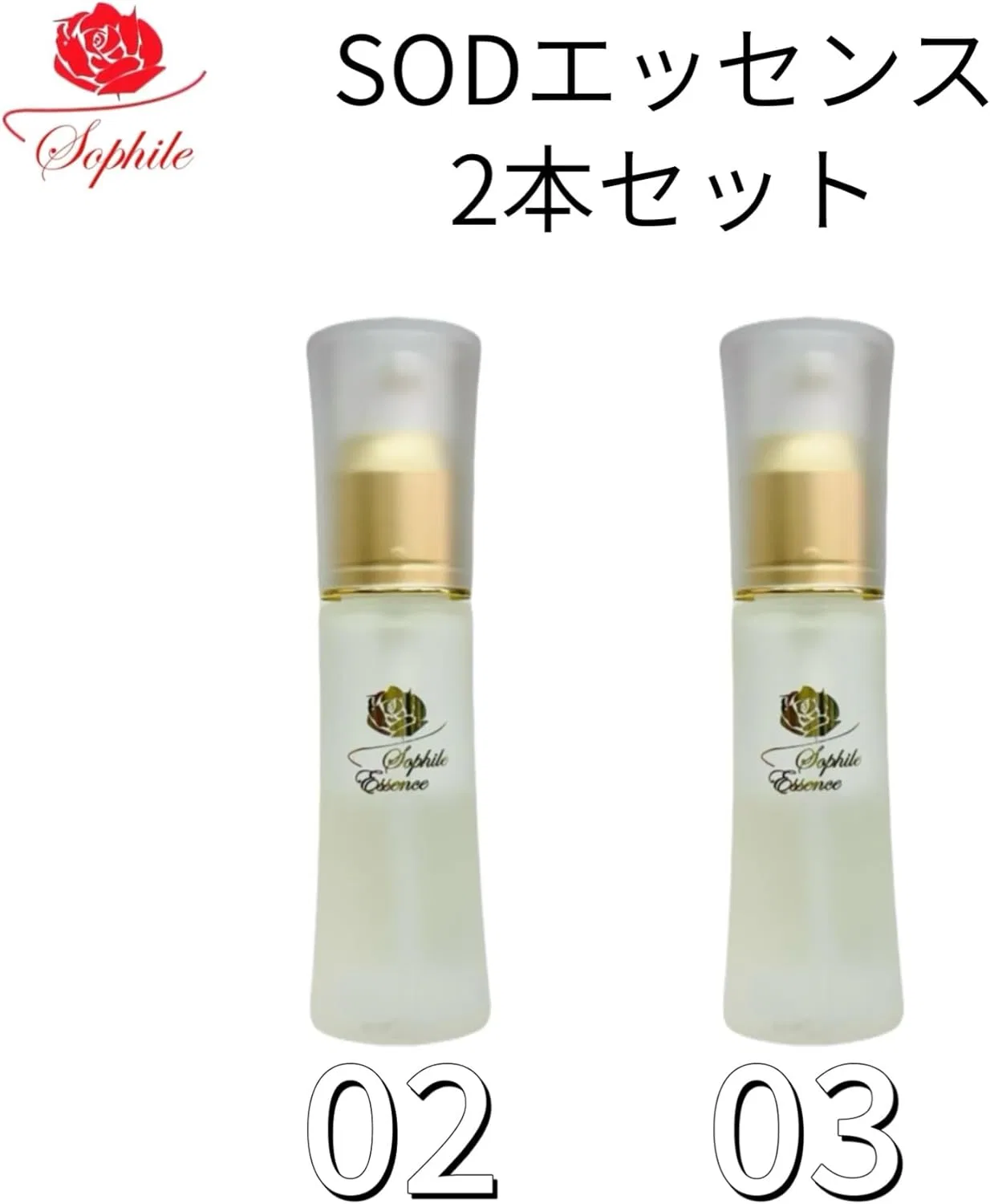 Набор Sophile — Сыворотка для лица SOD Essence, набор из 2 флаконов по 42 мл, увлажняющая