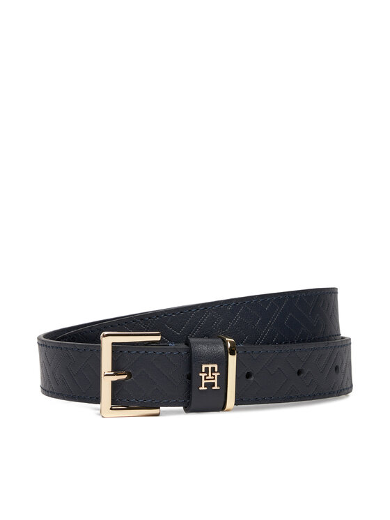 

Женский ремень Th Square 2.5 Mono Go AW0AW17974 Tommy Hilfiger, синий