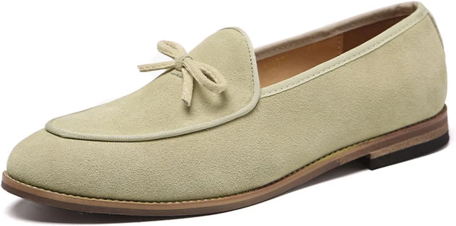 Лоферы кожаные с кисточками, Beige
