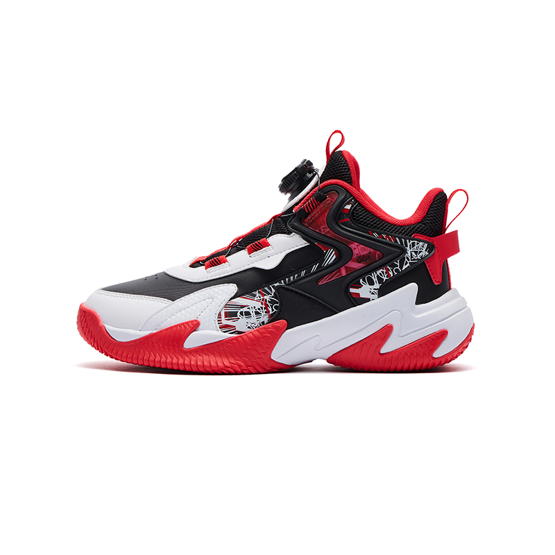 

361°KIDS Hummer 2.0 устойчивые к истиранию термо баскетбольные кроссовки low top для детей черный красный подростки