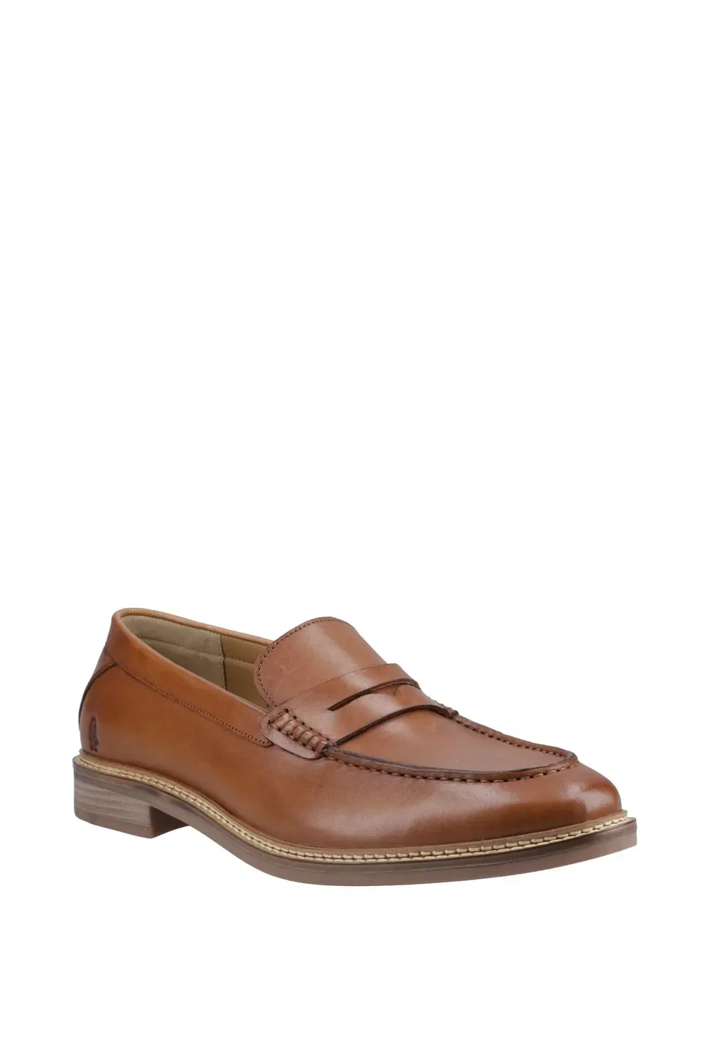 Лоферы мужские с декоративным швом Hush Puppies, бежевый