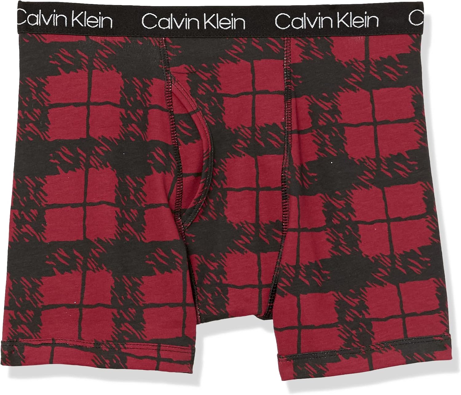 Комплект из двух пар трусов-боксеров Calvin Klein для мальчиков | Премиальный хлопок, комфорт, Rhubpld/Black — фото 3