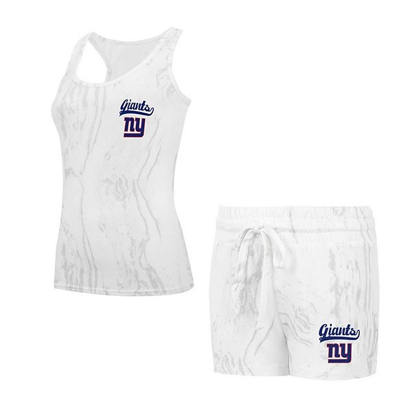 

Женский комплект для сна concepts sport new york giants quartz hacci из трикотажа: топ и шорты Unbranded