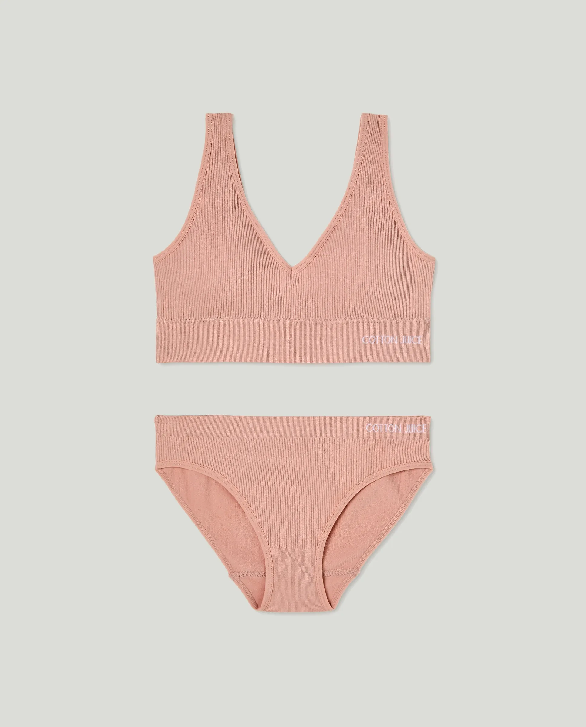

Детское нижнее белье Cotton Juice, пастельно-розовый