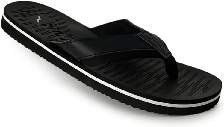 

Мужские шлепанцы NORTY Thong - Обувь для лета - Удобные сандалии - Мужские шлепанцы - Размер немного меньше обычного, черно-белый