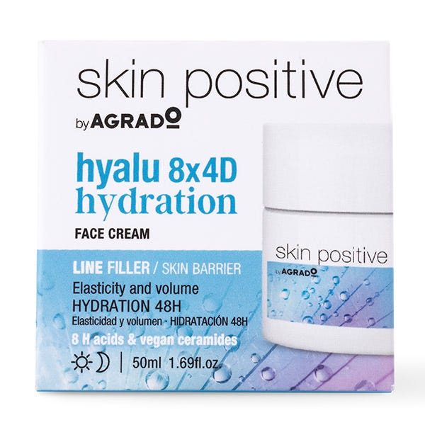Сыворотка Agrado — Увлажняющий для дня и ночи Hyalu 8X4d Hydration, 50 мл — фото 2