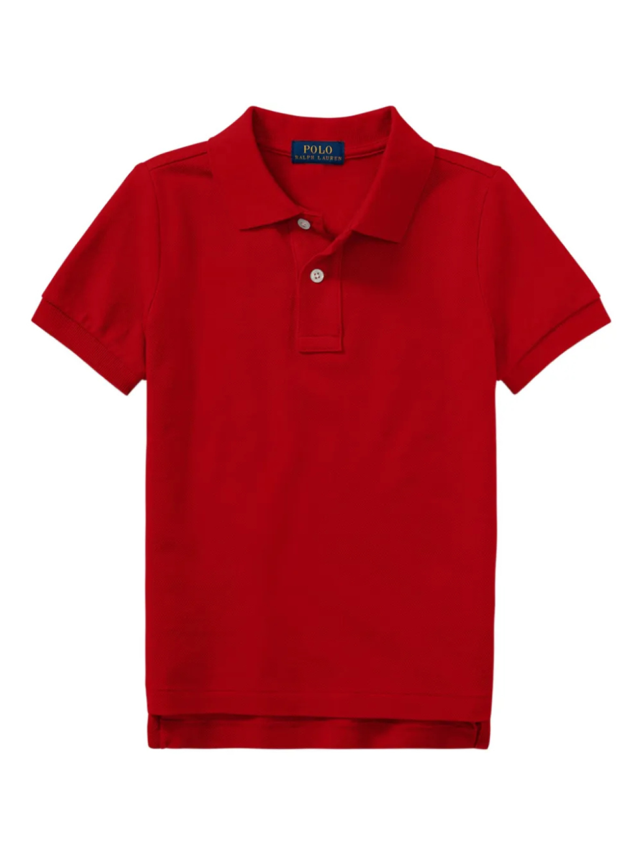 

POLO RALPH LAUREN KIDS рубашка поло с короткими рукавами, красный