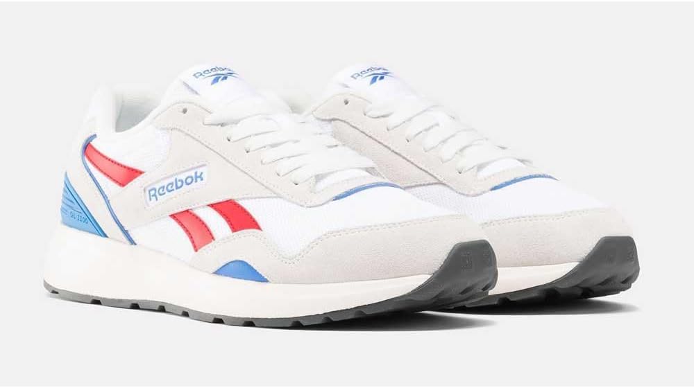 Кроссовки Reebok Unisex-Adult Gl1100, Barelygry Vectred Kineticblue — фото 3