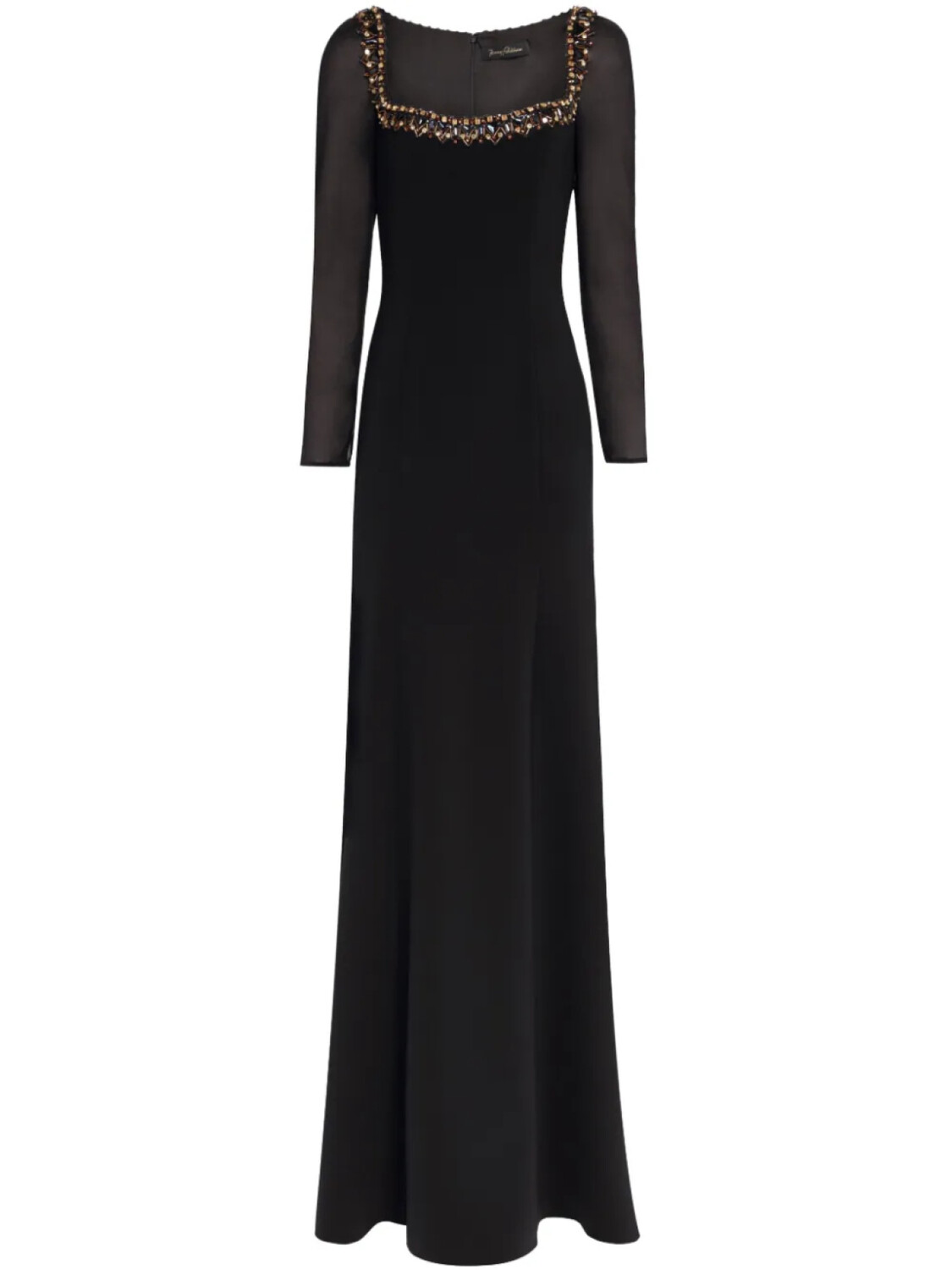 

Платье макси Jenny Packham Jamilia, черный