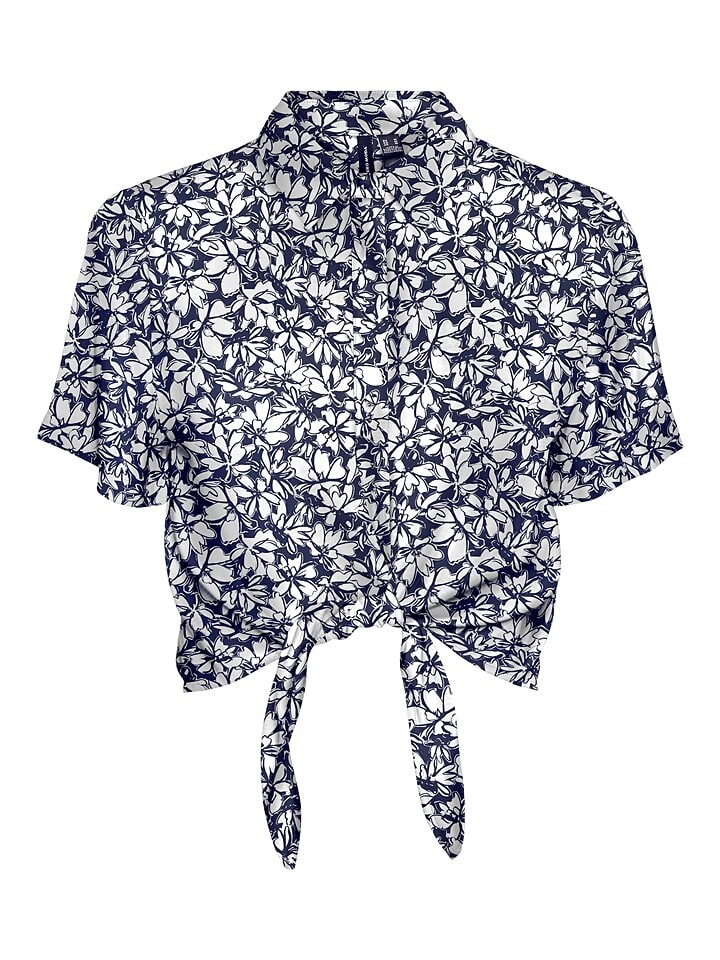 

Блуза Vero Moda Menny, цвет dunkelblau/weiß
