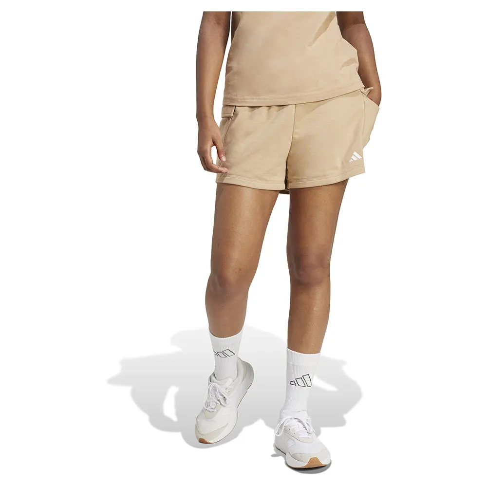 

Шорты adidas Essentials Small Logo French Terry cargo, бежевый