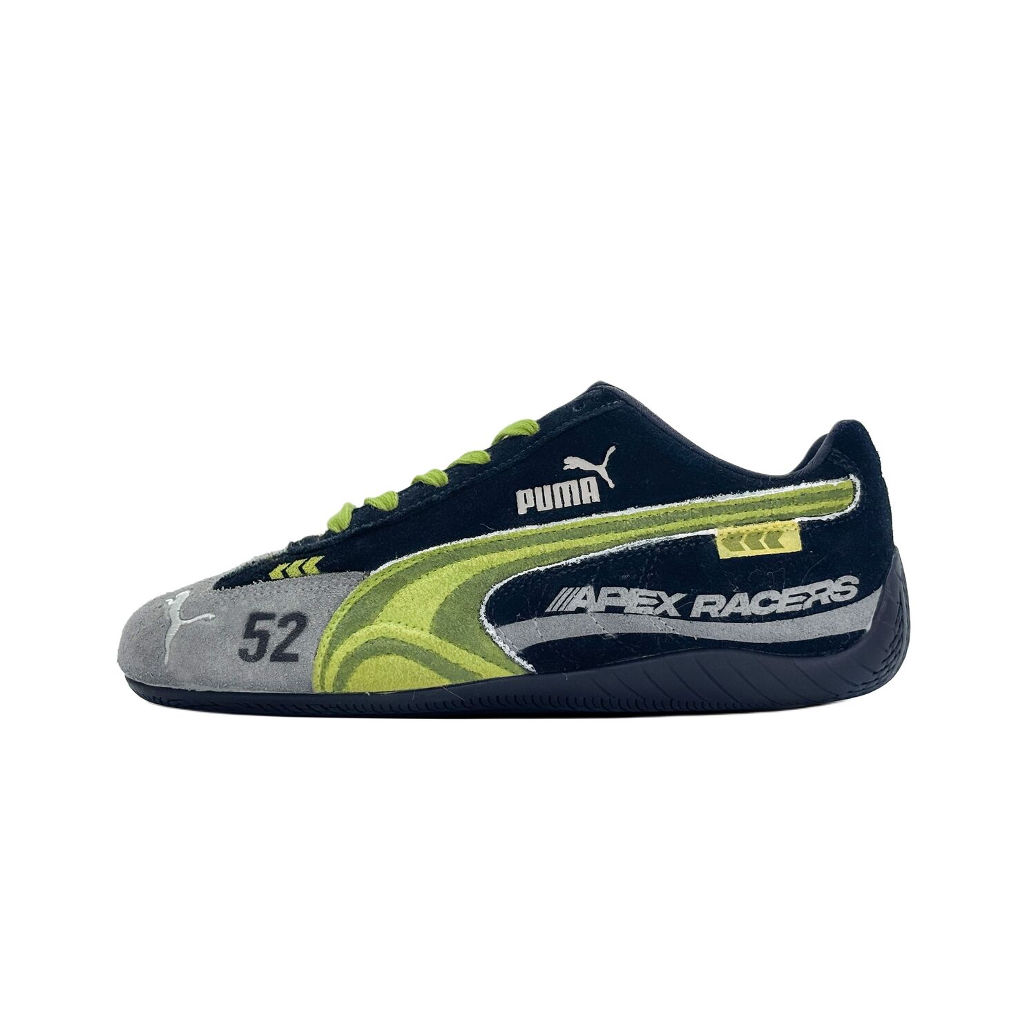 

Speedcat Collection низкие повседневные кроссовки Unisex PUMA, черный/зеленый