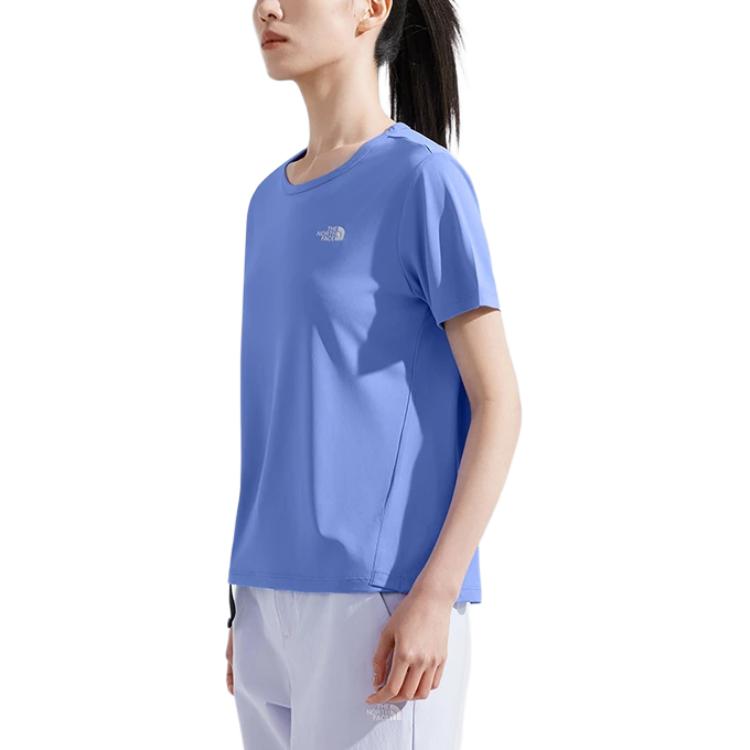 

THE NORTH FACE Футболка SS25 женская синяя фиолетовая, Синий, THE NORTH FACE Футболка SS25 женская синяя фиолетовая