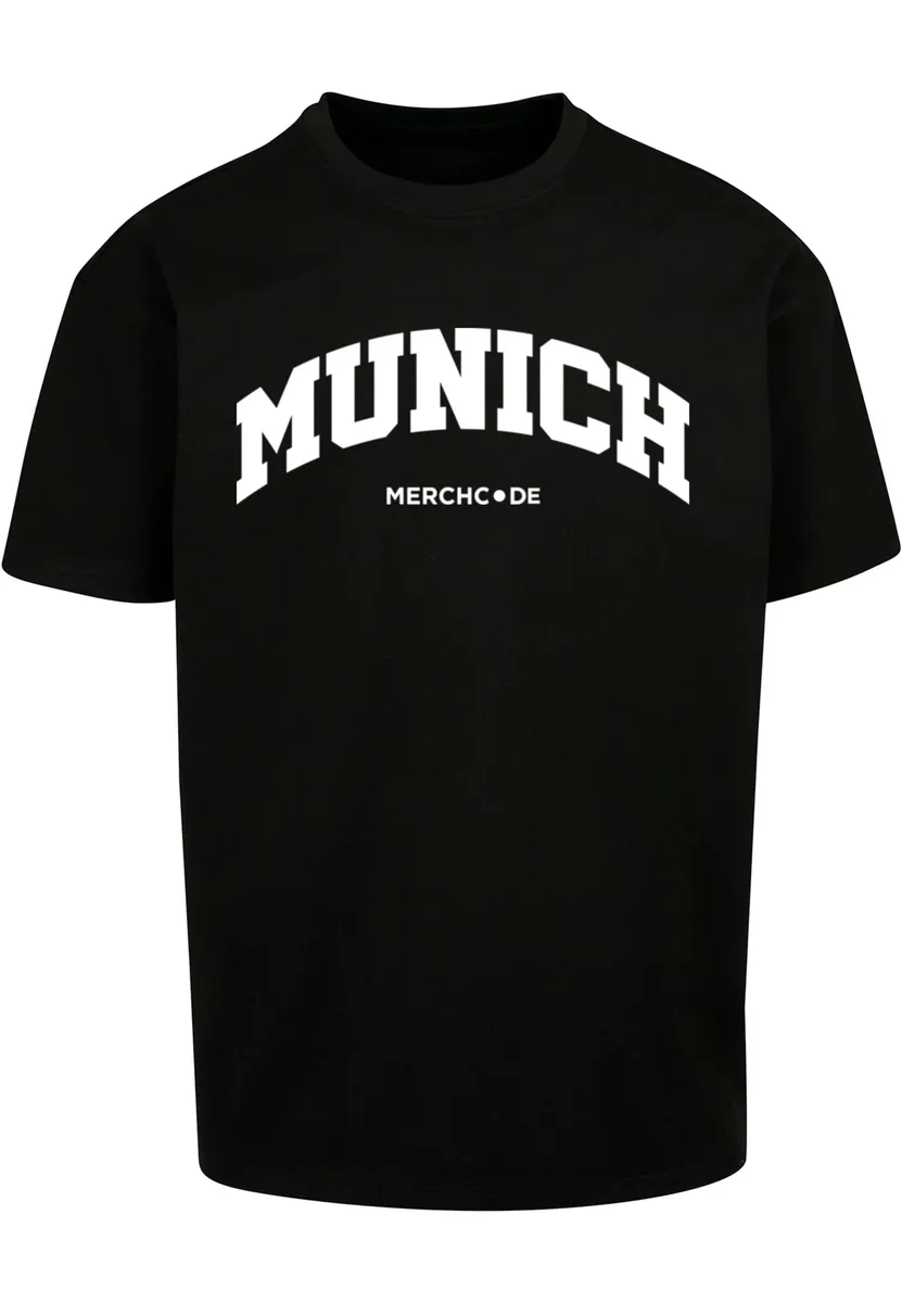 

Футболка Merchcode " Merchcode Men's Munich Wording - Heavy Oversize Tee", черный