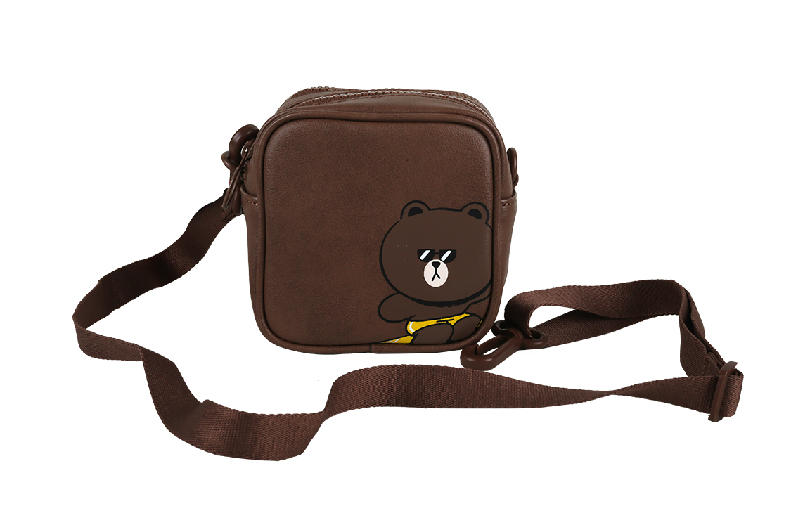 

LINING Сумка через плечо LINE FRIENDS летняя коллаборация искусственная кожа обычная унисекс brown