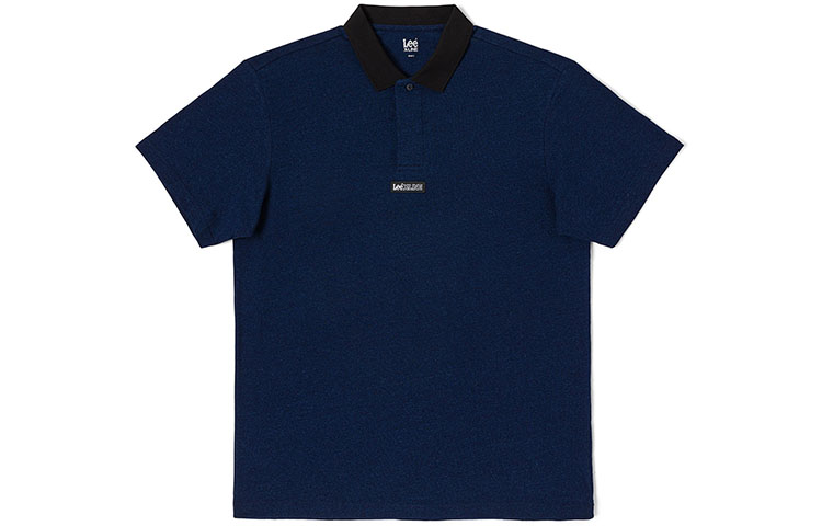 

Lee Мужская поло темно-синего цвета
