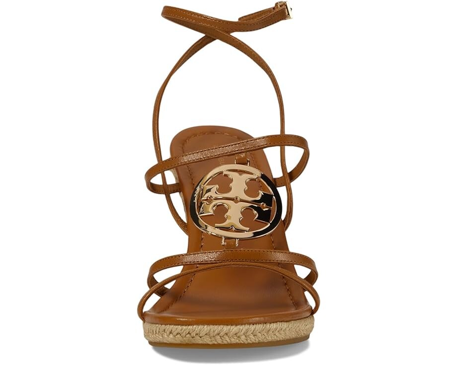Туфли Tory Burch 85 mm Capri Miller Espadrille Wedge, цвет Caramel Corn/Gold — фото 2