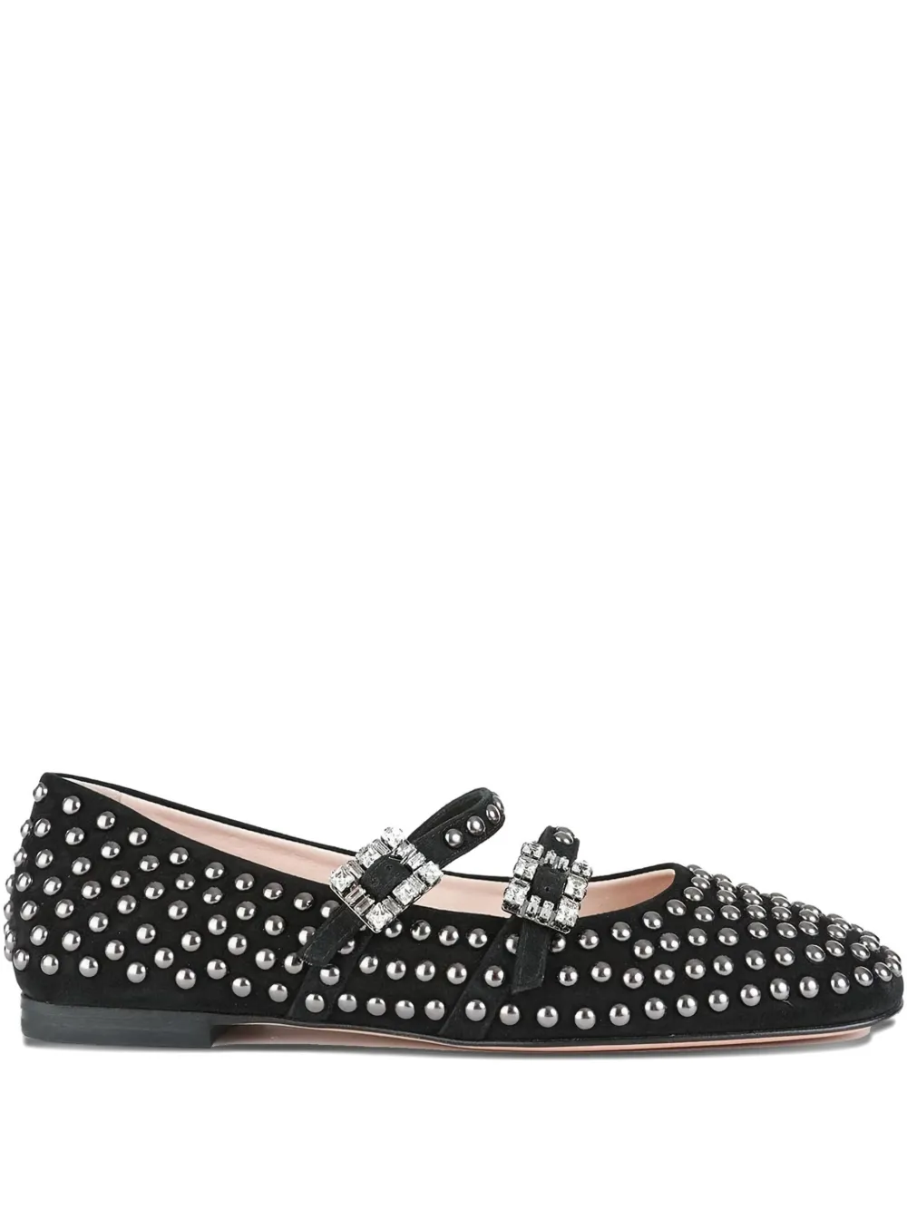 Декорированные балетки Roger Vivier, черный