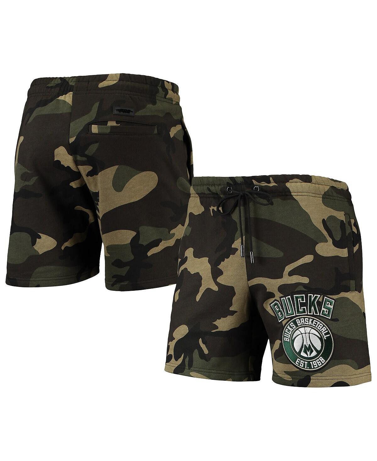 

Мужские шорты Milwaukee Bucks Team с камуфляжным принтом Pro Standard
