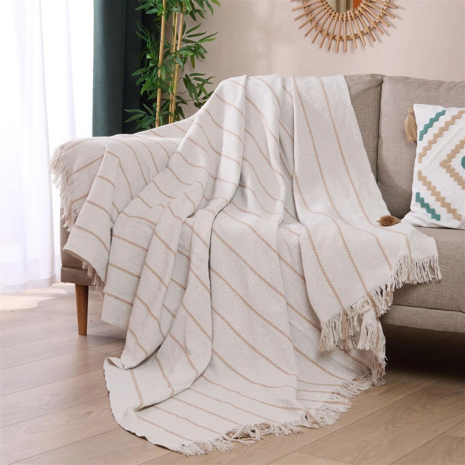 

Шерстяной чехол для дивана Buca Palermo - экрю - 170x220 см Buca Yün