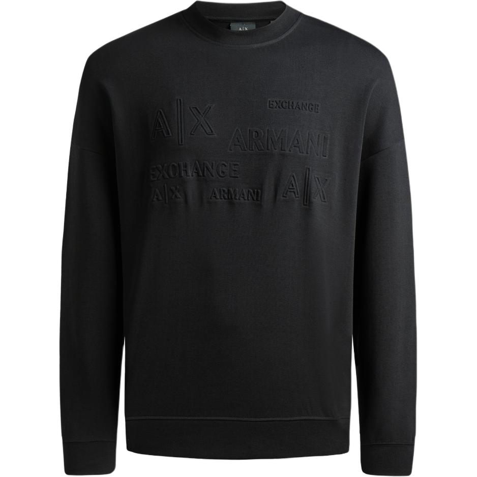 

Свитшот AE FW23 мужской черный ARMANI EXCHANGE
