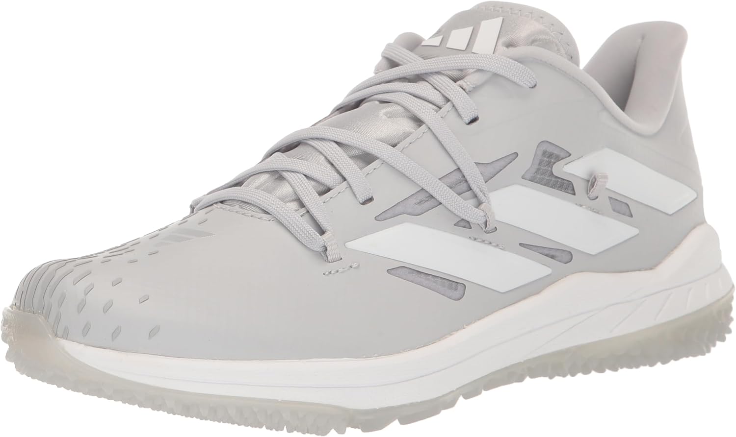 

Мужские бейсбольные кроссовки Adidas Adizero Afterburner 9 Turf, белый/серый/светло-серый