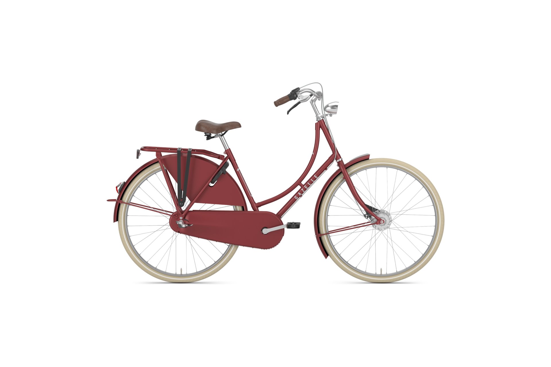 Городской велосипед Gazelle Classic RT - 28 дюймов - Tiefeinsteiger - 2025, цвет Rot|ruby red matte — фото 2
