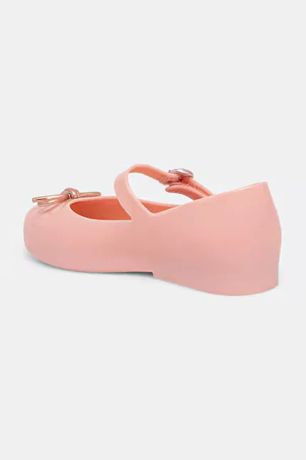 Балетки с бантиком Sweet Love Chrome BB Melissa, розовый — фото 3