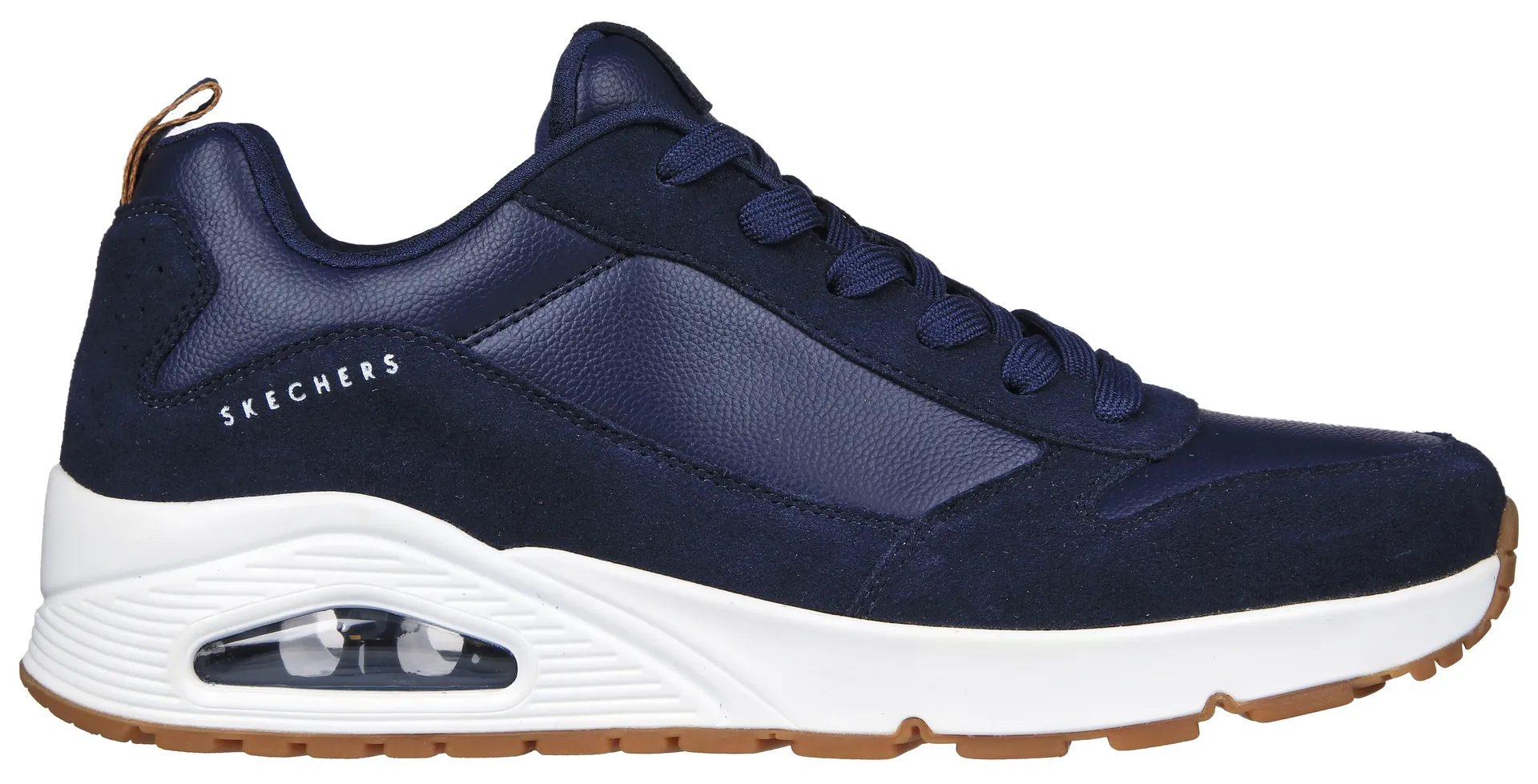 Кроссовки Skechers "Uno Stacre", с воздушной подошвой, повседневная обувь, полуботинки, туфли на шнуровке, цвет морской волны — фото 3