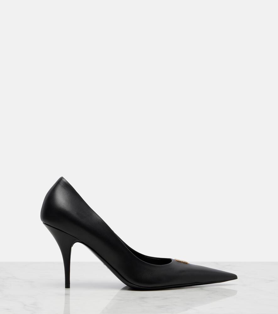 Туфли-лодочки Avenue BB Editor 90 из кожи Balenciaga, Black/Gold — фото 4
