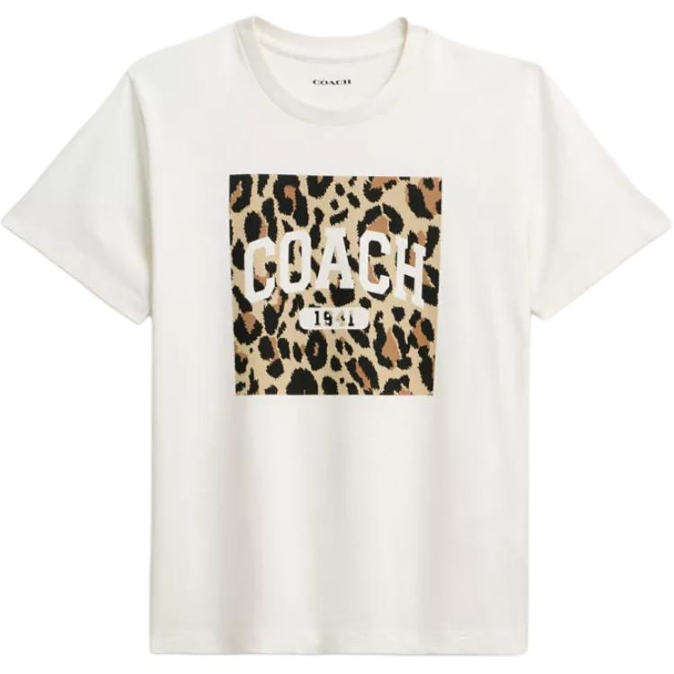 

Футболка FW25 Regular женская COACH, белый