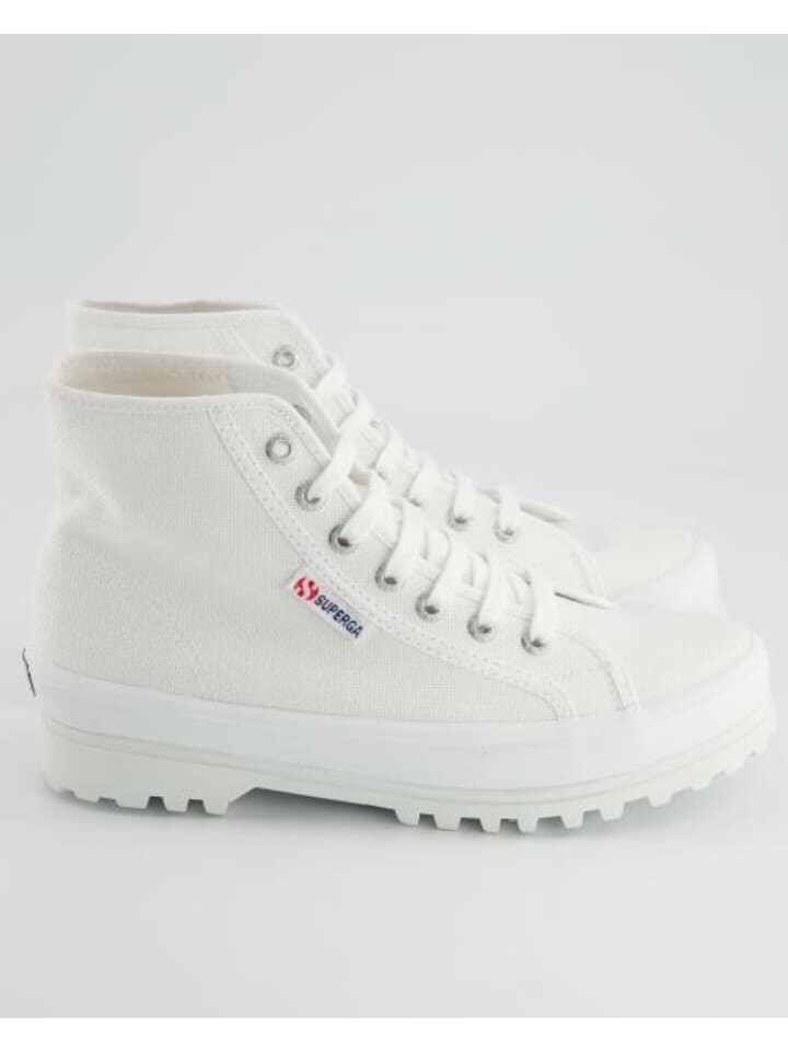 Высокие кроссовки Superga, белый — фото 2