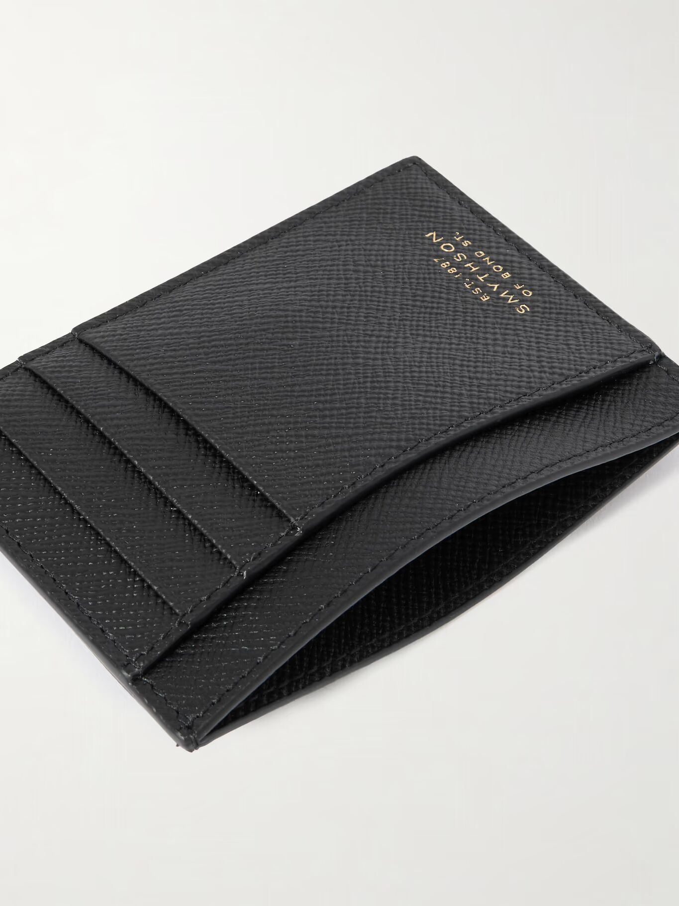 

Визитница Panama CrossGrain из кожи SMYTHSON, черный