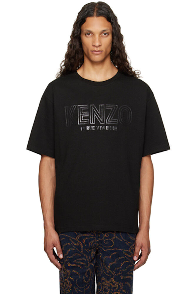 

Черная футболка Kenzo Paris Archive 1970 oversize