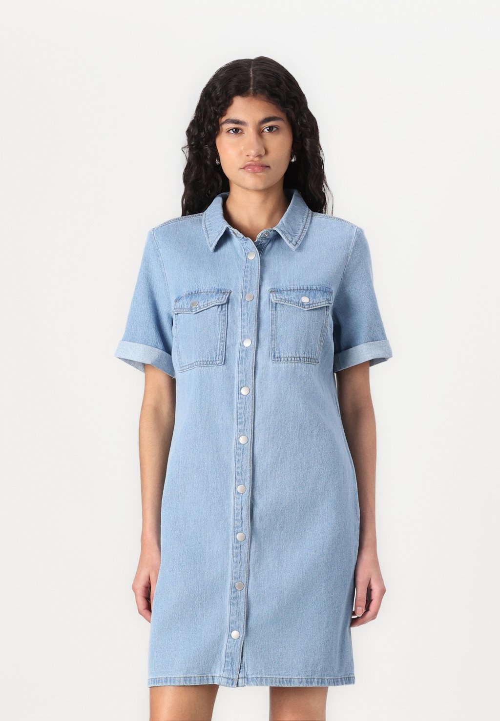 

Джинсовое платье ESMEE BUTTON DRESS JDY, цвет Light Blue Denim